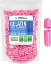 XPRS Nutra Größe 0 Leere Kapseln - 500 Graf Leere Gelatine Kapseln - Pillen für DIY Kapsel Füllung - Pure Bovine Pill Gel Kapseln für Do-It-Yourself Ergänzungen (Pink)