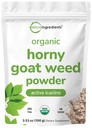 Maximale Stärke Bio Pure Horny Ziegen Weed mit aktiven Icariins für Männer und Frauen, 100 Gramm, Bio Epimedium Pulver für Energie und Immunsystem Booster, Filler Free und Vegan Friendly