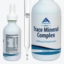 Trace Mineral Complex (complexe minéral) Plein spectre Minéraux (minéraux) Ionique liquide gouttes pour l'eau (électrolytes, supplément d'hydratation) Bouteille en verre de 2 fl oz