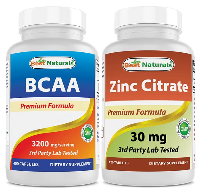 Best Naturals BCAA 3200mg & Zink Citrat 30 mg