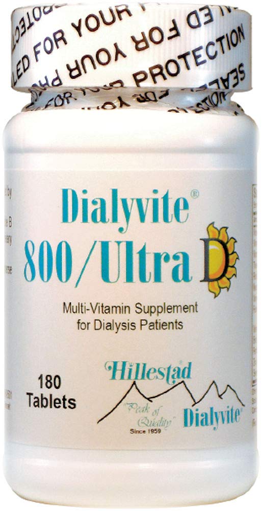 Dialyvite 800 Ultra D Multi-Vitamin Valore Bottiglia - 180 compresse