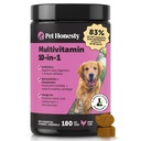 10-in-1 Dog Multivitamin Supplement with Glucosamine & Probiotics - Hip & Joint Support, Digestive Health, Immune Support, Heart & Skin - All-in-One Daily Vitamins & Omega-3s for Dogs (Chicken 180 Ct)