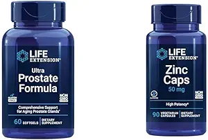 Life Extension Ultra Prostate Formula & Zinkkappen