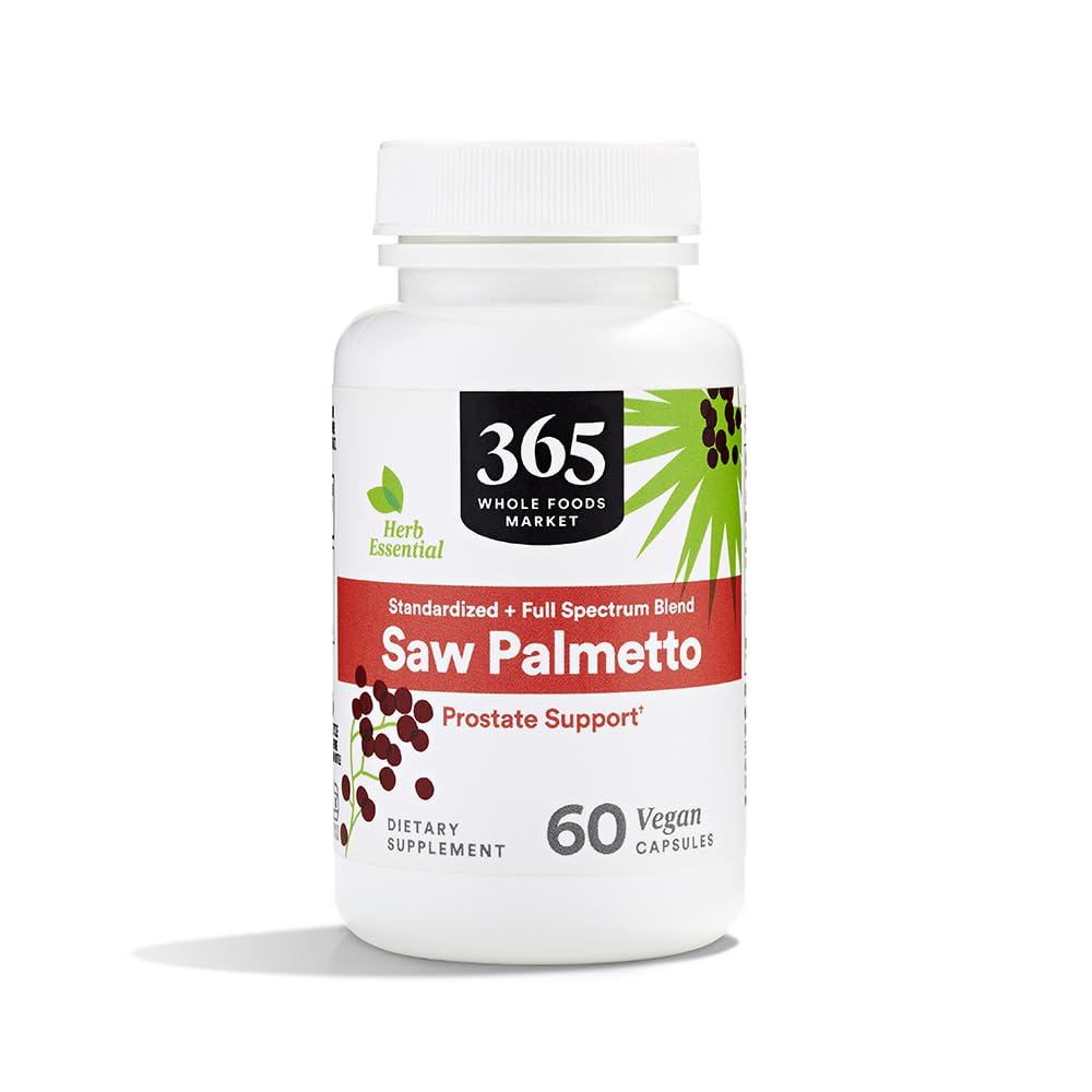 365 par Marché des aliments entiers, Saw Palmetto, 60 comtes