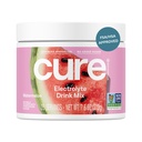 Cure Hydration | Miscela elettrolitica a base vegetale | No Aggiunto Zucchero | FSA-HSA | Polvere di rilievo di disidratazione fatta con acqua di cocco | Non OGM | Vegan | 28 Servings Jar - Watermelon