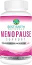 Best Earth Naturals Menopause Unterstützung für Hot Flashes, Mood Swings, Nacht Sweats, gesunde Hormon Levels und mehr. Hergestellt mit schwarzem Cohosh, Chasteberry & More