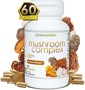 VH Nutrition Complément de champignons Complexe de champignons pour le soutien de la vitalité* 1400mg