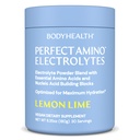 BodyHealth PerfectAmino Elektrolyt Pulver Kein Zucker, Hydration Fasten Keto Zero Zucker Elektrolyte Getränk Mischung mit Trace Minerals - Lemon Lime - 30 Portionen