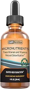 Micronutrients Liquid Drops | PrimaVie Shilajit, Electrolyte Concentrate, Trace Elements | Fulvic & Humic Acid | For Energy, Keto, Vegan, Paleo, Leg Cramp | Magnesium Sodium Potassium Zinc
