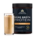 Antica Nutrition Grass Fed, Cage Free, Bone Broth Protein Powder, 20g Protein, Peptidi di collagene idrolizzati, Keto & Paleo Friendly, Supporta Joint & Gut Health, Turmeric, 20 Serve