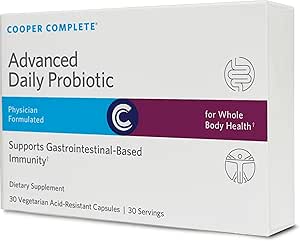 Cooper Complete Advanced Daily Probiotic- 35 Billion CFU | Bietet Probiotics zur Unterstützung von Gut Microflora. 30 Kapseln. Pack von 1