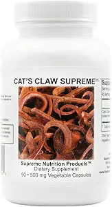 Supreme Nutrition Cat’s Claw Supreme, 90 Pure Cat’s Claw Bark Vegetarische Kapseln