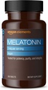 Elemente Melatonin 3mg, Hilft mit gelegentlicher Schlaflosigkeit, Vegan, Unflavored, 260 Tabletten, 8 Monate Versorgung (Verpackung kann variieren)