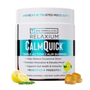 Relaxium Calm Gummy, Sviluppato negli Stati Uniti, con vitamina B6, Magnesio e L-teanina, Una pancia per porzione, 60 Gummies
