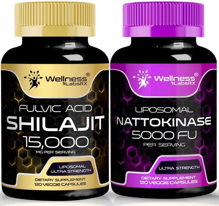 Nattokinase Supplement Kapseln - 5000 FU - Enzyme aus reinem japanischen Natto-Extrakt