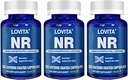 Lovita NR (Nicotinamid Riboside) 350 mg, NAD Ergänzung mit Trans-Resveratrol und Betaine, fördern NAD Plus Levels, Gesundes Altern, 30 Vegan Enteric-Coated Capsules