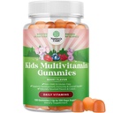 USDA Organic Kids Multivitamin Gummies - Vegan Organic Multivitamin per bambini 2+ con 14 vitamine e minerali essenziali - Daily Gummy Multivitamins Vegan Nut Free & Non-GMO (120 Count)