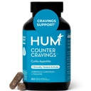 HUM Counter Cravings Chromium Integratori con L Theanine, Seaweed Extract & Forskolin per aiutare a sostenere Appetite, Cravings e Routines, Gluten Free, Caffeine Free Formula, 60 Vegan Capsule