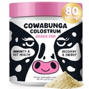 SonoHealth Cowabunga Colostrum - Supplément en poudre de colostrum premium, pur et non modifié - pour le soutien immunitaire, la santé de Gut, la récupération musculaire et le bien-être - Calostro certifié Kosher & Halal