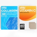 Veru Wellness Anti Aging Duo Lifestyle Patches Collagen C - Selbstklebende Zeit Release Topical Patch, 8-10 Hours (60 Day Supply)