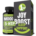 NooMost Mood-Supplement für Mood-Boost, ruhige Geist & Körper, Stress-Reaktion, Energie-Ergänzung - Kräuter-Adaptogene: Ashwagandha, L Tyrosin, 5 HTP, Leidenschaft Blume, 30 Zähler