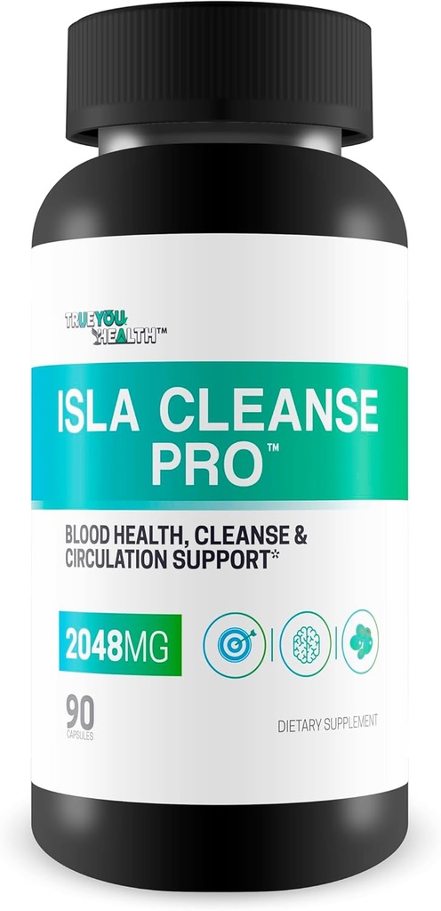 Isla Cleanse Pro - Unsere beste Vene Gesundheit &amp; Artery Gesundheit Full Body Cleanse Detox Supplement - Blood Cleanse Detox - Insel Cleanse Heart Healthy Solution - Arteries Cleanse Body Detox Cleanse Tea Caps