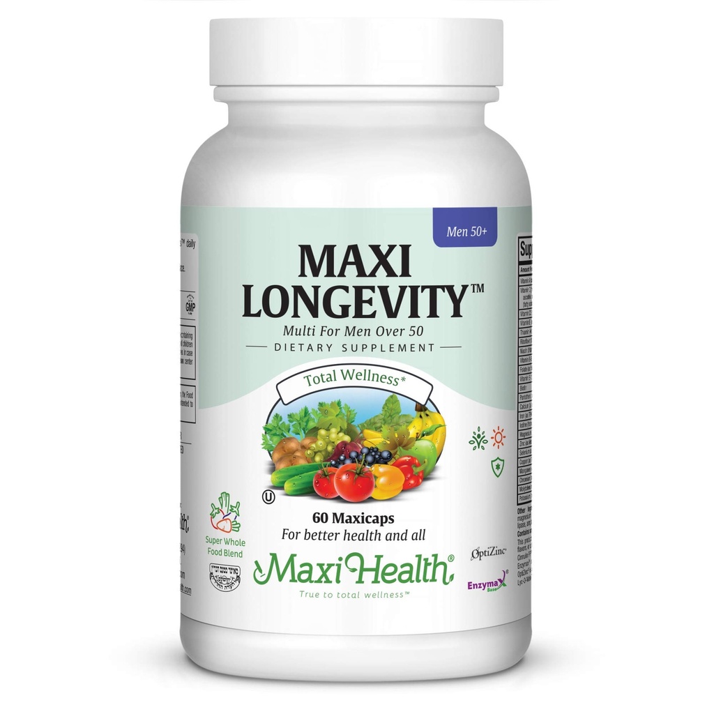 Mens Multivitamin 50 Plus – Täglich Multivitamin für Männer über 50 mit Vitamin B12, A, D, C, Zink, Magnesium & More – Energie, Immun- & Herz-Unterstützung Mens Multi Vitamine - Non-GMO – 60 Kapseln