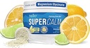 Nello Supercalm Powdered Drink Mix, Zitronenlime, L Theanin, Ksm-66 Ashwagandha, Magnesium Glycinate, Vitamin D 3, Nahrungsergänzungsmittel für Entspannung & Fokus, Natürlich, kein Zucker, Non GMO, 30 Srvgs