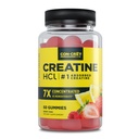 KON-CRET Kreatin HCI-Gummien für Männer und Frauen | Muskel, kognitiv, Cellular Energy Support | Keine Bloating oder Kramps | USA Made | Berry Zing (60 Count)