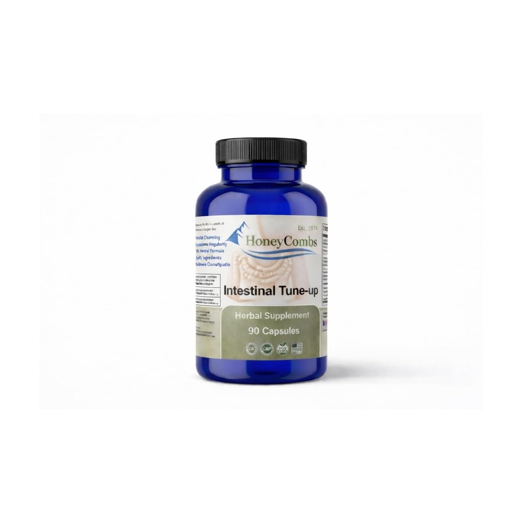 HoneyCombs Intestinal Tune-Up – Kräuter Bowel Detox und natürliches Constipation Relief – Erwachsene Kräuter Laxatives, Constipation Relief, Darmreiniger & Colon Cleanser, 90 Kapseln