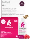 Healthycell Telomere Länge Gesunde Alterung + Herz & Gefäßgesundheit Ergänzungen für Frauen & Männer Bundle