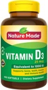 Natur Made Vitamin D3 25 mcg., 650 Softgels