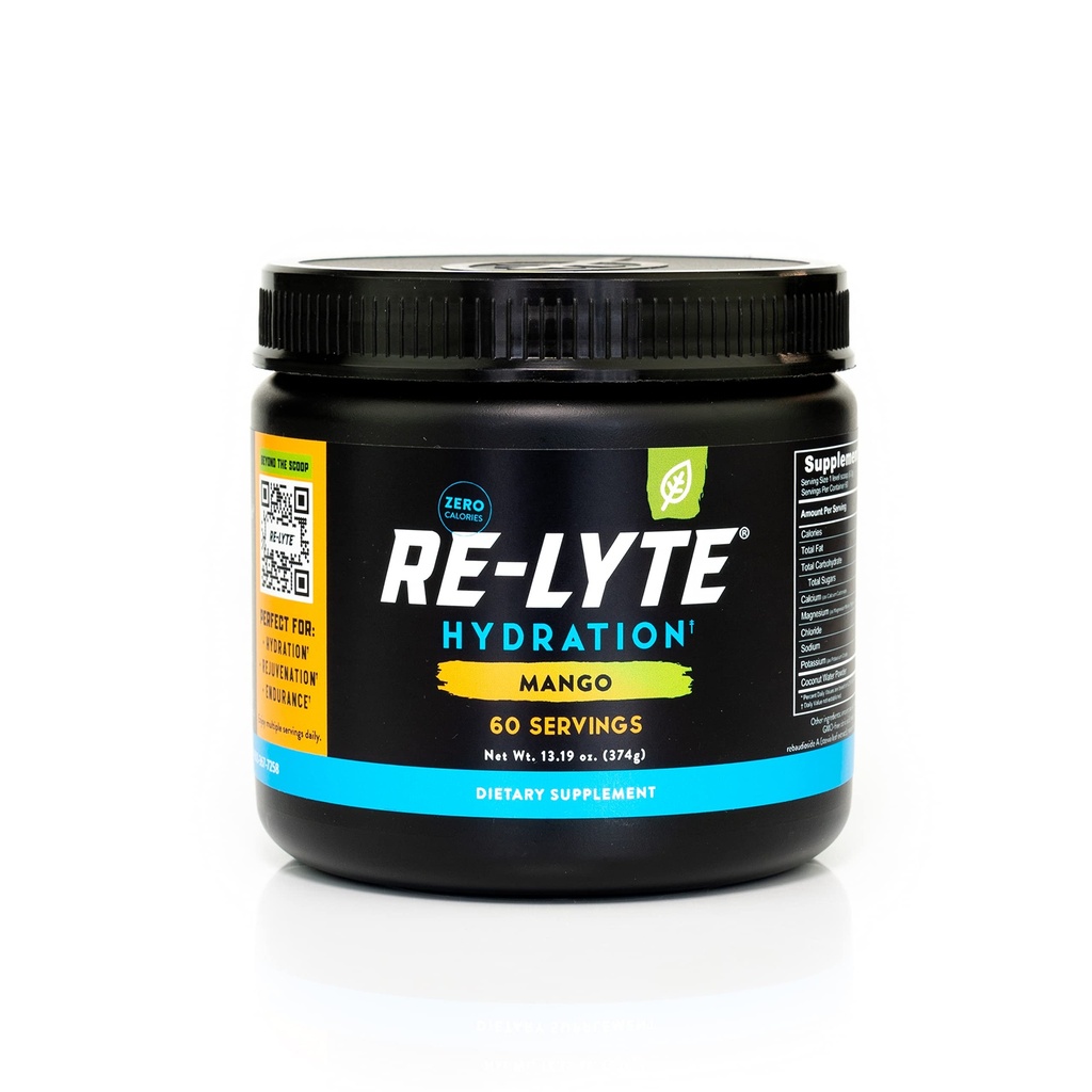 Mélange de poudre d'électrolyte d'hydratation re-Lyte REDMOND (Mango)