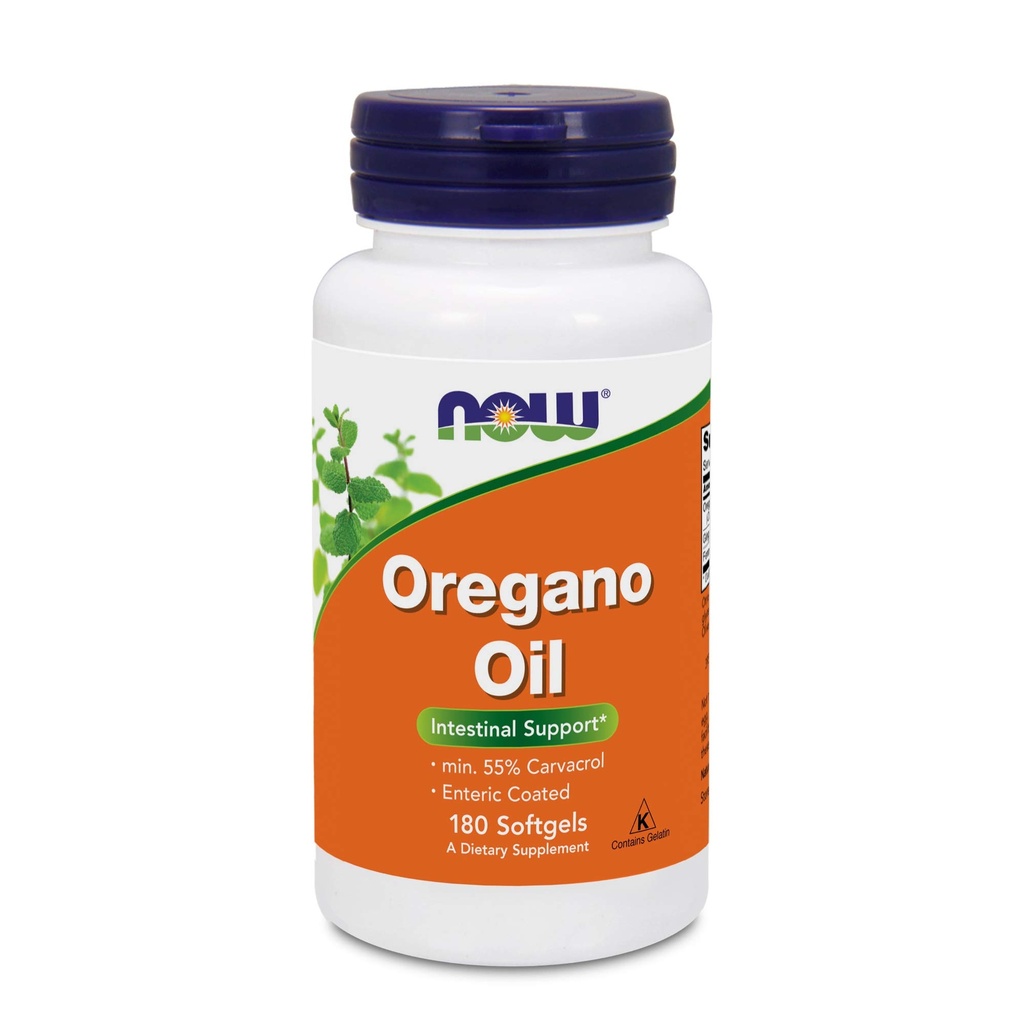 Jetzt Lebensmittel Oregano Öl (Minimum 55% Carvacrol) – 181mg, 180 Softgels – High Potency Digestive Support Supplement, fördert Gut Health - Kosher - 180 Portionen