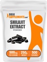 BulkSupplements.com Shilajit Extract Powder - Fulvic Acid Supplement, Shilajit Supplement - Glutenfrei, 500mg pro Servierung von Shilajit Powder, 250g (8.8 oz) (Pack von 1)