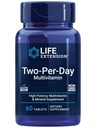 Prolungamento della vita Multivitamina di due giorni – Dose giornaliero di vitamine e minerali per gli uomini e le donne - Integratore di vitamina essenziale completo per l'energia, la salute – senza glutine – Non OGM – 60 compresse