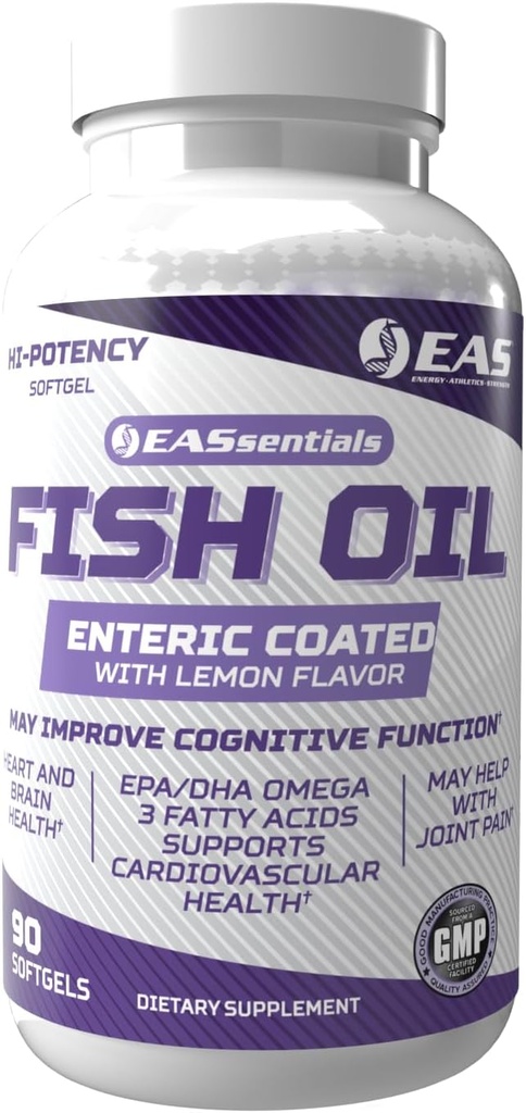 Sciences expérimentales et appliquées Huile de poisson de haute puissance EPA + DHA Omega-3s Acides gras pour la santé du coeur et du cerveau