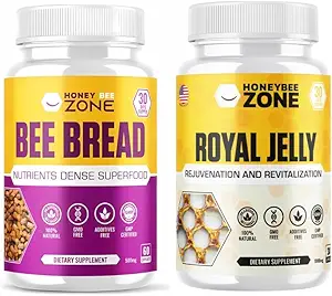 Bienen Brot & Royal Jelly Kapseln Natürliche Superfood Bundle