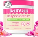 Belli Welli Premium Bovine Colostrum Powder | Organic, Grass-Fed | High Potency | Gut Health, Immune & Skin Support | Integratore Superfood per Adulti (60 Serve)