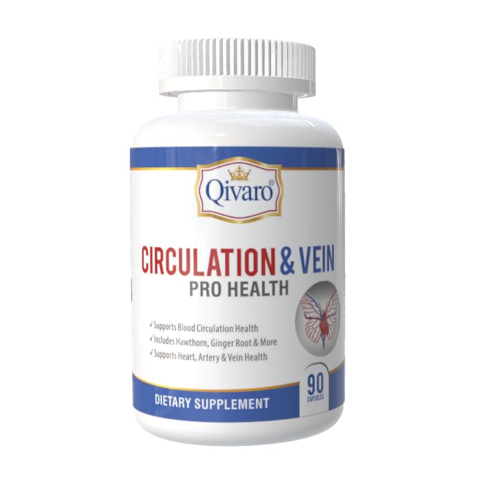 Contient Niacine, L-Arginine, Ginger, Cayenne Pepper, Hawthorn et Diosmin - 90 Capsules