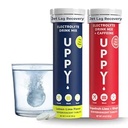 Jet Lag Relief Kit: Travel Essential Bundle: 20 Tabletten, Lemon-Lime + Koffein-Grapefruit für Reisen, Sport, Party (Pack mit 2 x 10)
