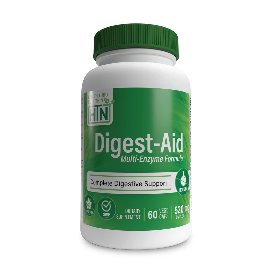 Formule complète enzymatique digestive avec support digestive et d'absorption des nutriments pré et probiotique.