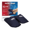 Slippers de thérapie rapide à chaud et à froid pour les pieds gonflés et douloureux - Soulagement rapide et efficace pour la neuropathie, la chimiothérapie et le soulagement de la douleur du pied de diabète, traitement des pieds de loup