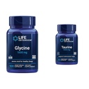Prolongation de la vie Glycine 1000 mg, favorise la relaxation, le sommeil sain et la taurine, pur supplément acide aminé taurine, coeur, foie et santé du cerveau