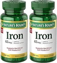 Ferro 65 mg (325 mg Ferrous Sulfate), 2 bottiglie (100 conta)