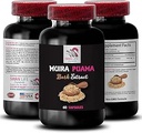 Énergie de synergie végétale - MUIRA PUAMA BARK EXTRACT -, Éveil à base de plantes, soutien du mode de vie actif, mélange de boost équilibré, activation de la commande à base de plantes, soutien du mode de vie botanique 1 bouteille 60 capsules