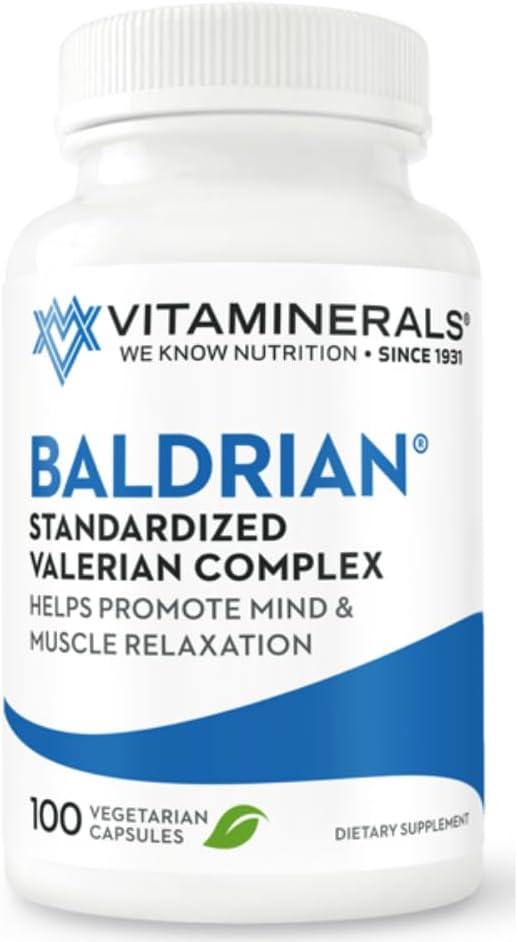 Vitaminerals 33 Baldrian® Original Natural Relaxing Support Standardisiertes Valerian (100)