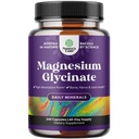 Capsule di glicinato di magnesio ad alto assorbimento - 500 mg di glicinato di magnesio per servire per il sonno calmante più il muscolo Bone & Nerve supporto - Chelated 500mg GMP Certificato 240 Conte