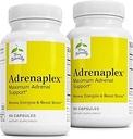 Terry Naturally Adrenaplex - Adrenal Gland Function Supplement - Glandular Support with Vitamins C & B6 - Supports Healthy Adrenal Function - Keep Out of Reach of Children - 60 Capsules (Pack of 2)