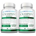 Cramprine scientifique approuvée - Magnésium à haute absorption, complexe de vitamine B, biopérine - 6 mois d'approvisionnement - 2 bouteilles - végétalien